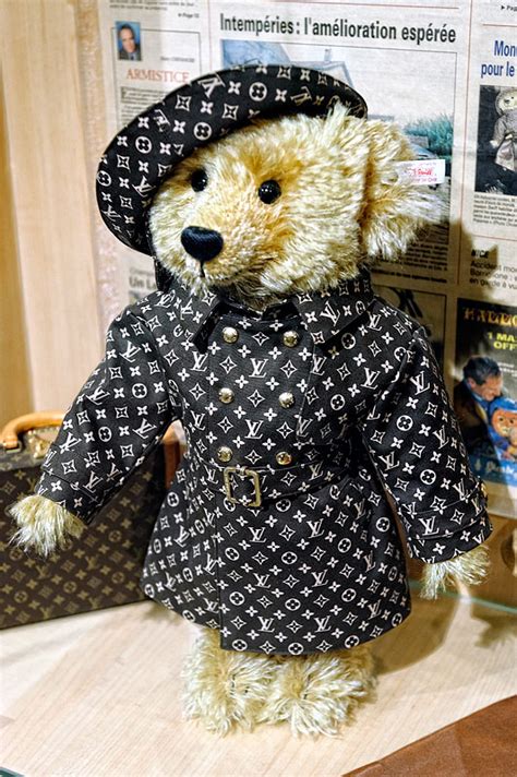 louis vuitton teddy bear price|louis vuitton steiff teddy bear.